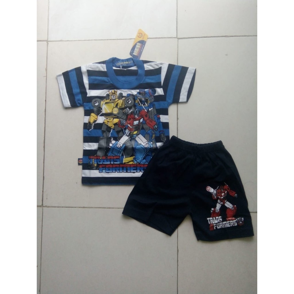 Kaos Anak Anak 12 -24 Bulan – Setelan Tangan pendek Domino