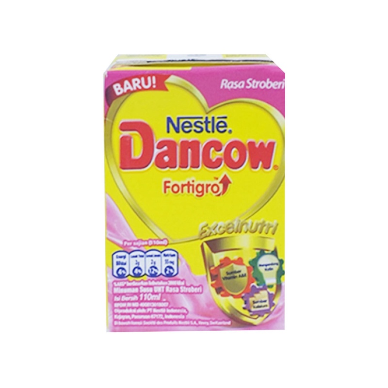 

Dancow Susu Cair Uht Fortigro Strawberry 110Ml - Alhanan/04