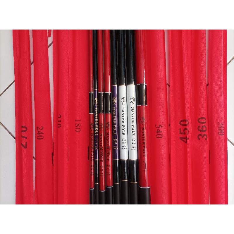 1 Set Joran Tegek Ruas Panjang 1.8M - 5.4M Fishing Set Mancing