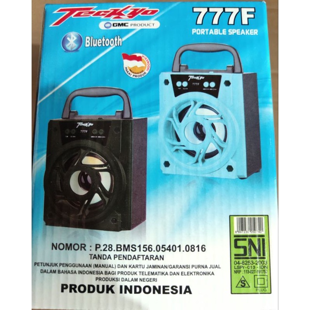 speaker mini portable bluetooth GMC 777F