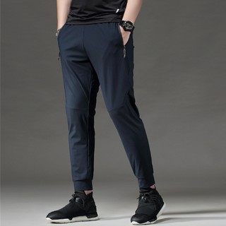  Celana  Training  Pria  Slim  Fit  Bahan Breathable untuk 