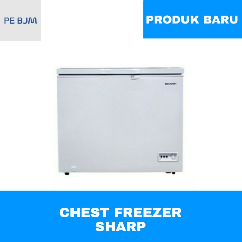 CHEST FREEZER SHARP 140 L - FRV-150X - GARANSI RESMI - KIRIM INVOICE