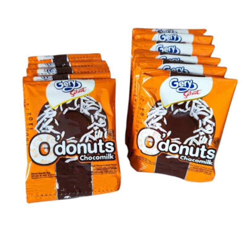 

Gery O Donuts Chocomilk Renceng Pack (Isi 24pc @8gr) Renteng