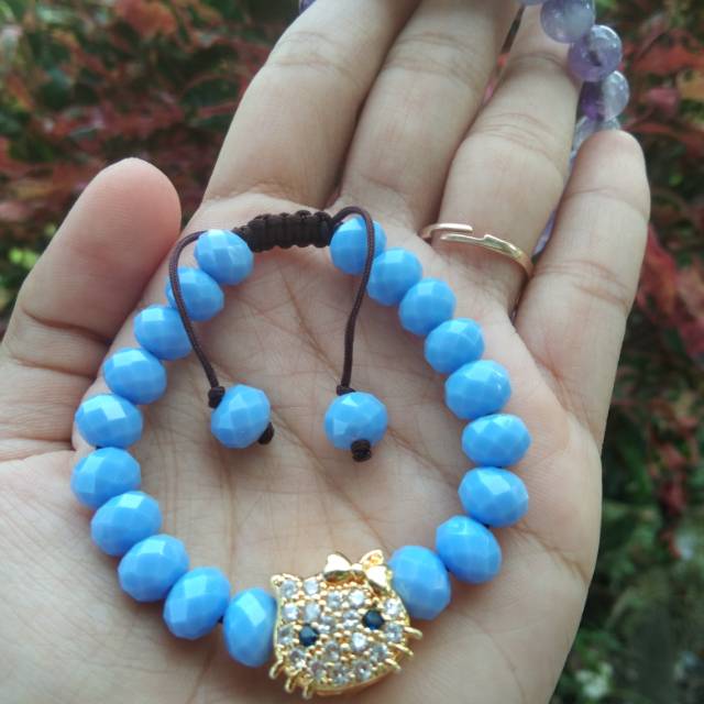 Gelang Kristal+Xuping tali serut