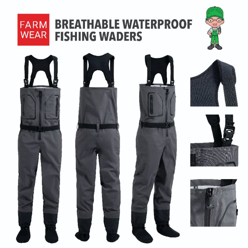 FARMWEAR - Waterproof Fishing Wader - Celana Anti Air - Size M