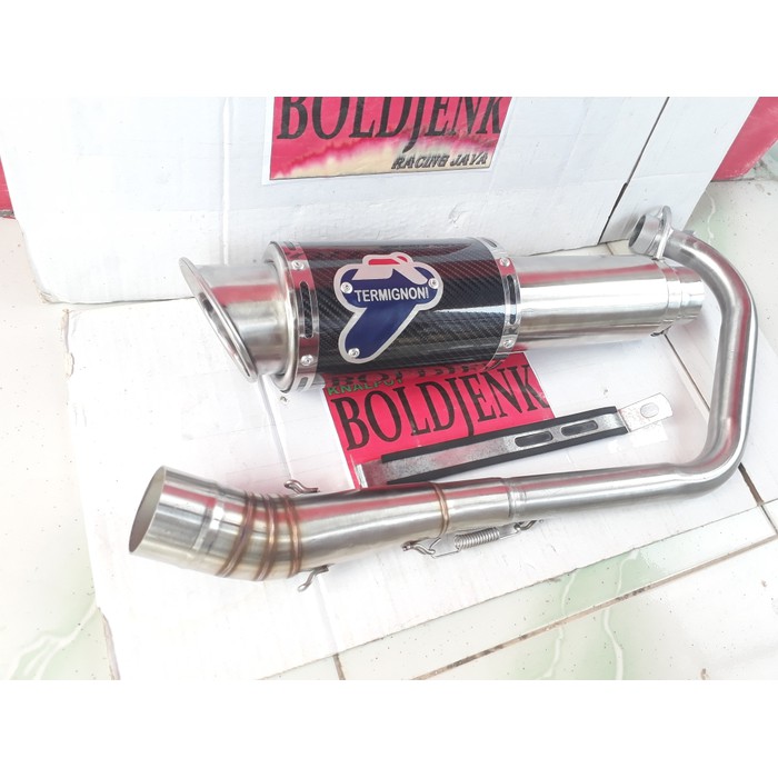Knalpot racing TERMIGNONI underbelly kolong GSX150 R15 VIXION CBR150