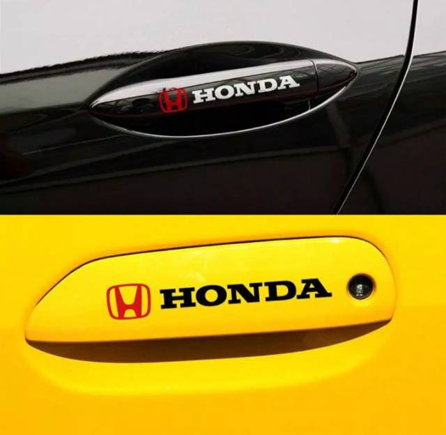 [COD] sticker handle pintu mobil honda