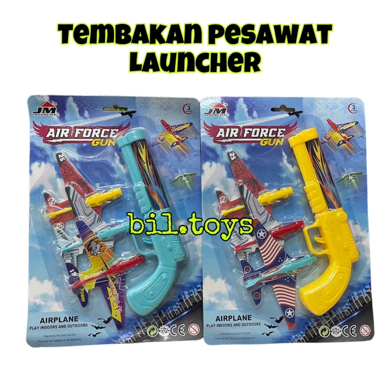 Jual MAINAN ANAK TEMBAKAN PELURU PESAWAT PLANE LAUNCHER AIR BATTLE ...