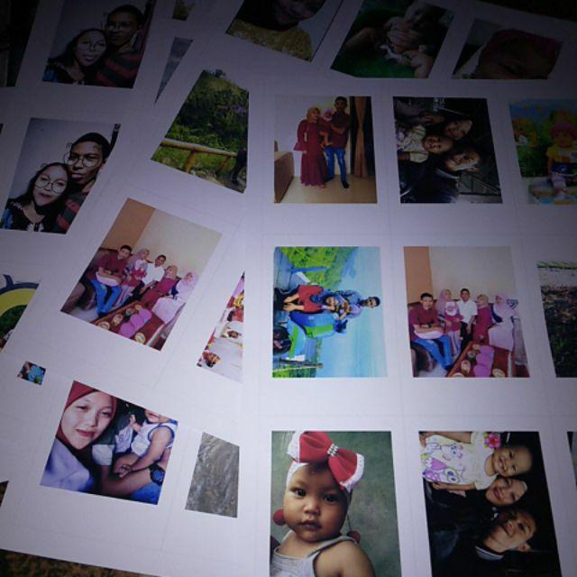 Potong Sendiri ! Cetak Foto Polaroid Uk 6.4 X 9.4 Cm Masih A4 Banyak Bonus Murah Medani