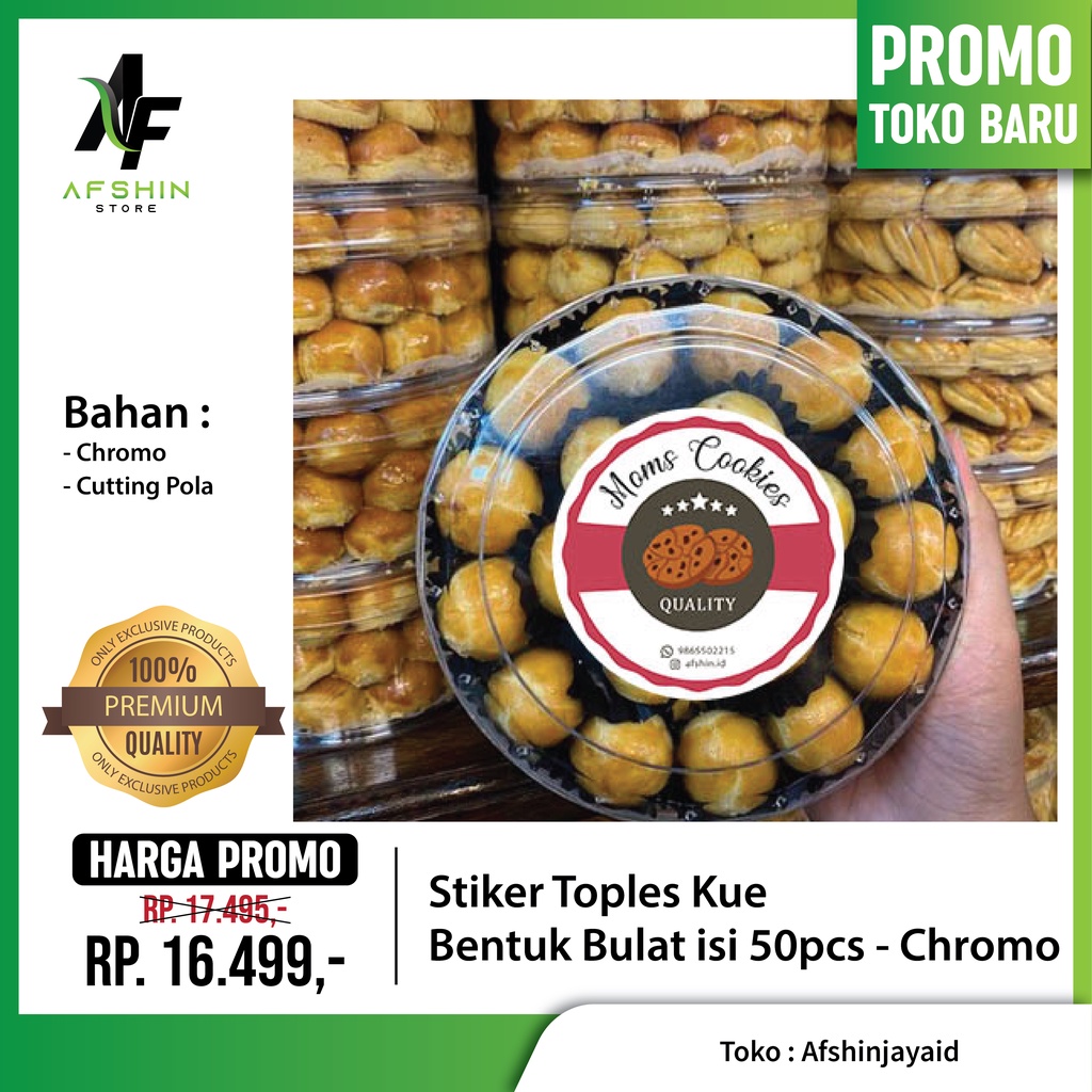 

Stiker Toples Kue Harga Murah Cocok Untuk Usaha Pribadi Bentuk Bulat Sudah di Cutting Stiker Chromo 50pcs