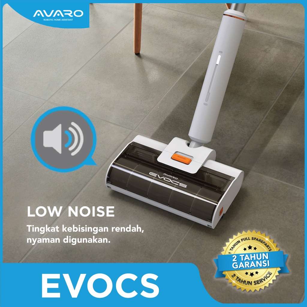 Pembersih Debu Avaro Evocs Vacuum Cleaner - Evocs Alat Pel Canggih - wet and dry floor cleaning mop