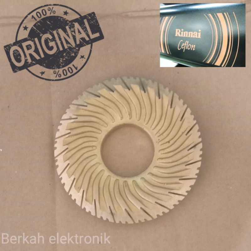 BUNER KOMPOR GAS RINNAI TORNADO ORIGINAL PRODUK KUNINGAN TEBAL