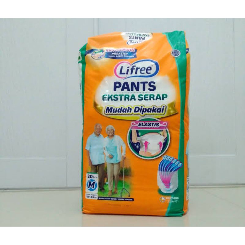 lifree popok celana extra 10s medium (popok dewasa)