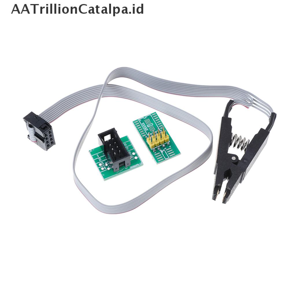 (AATrillionCatalpa) Soic8 SOP8 test clip Untuk EEPROM 93CXX / 25CXX / 24cxxx