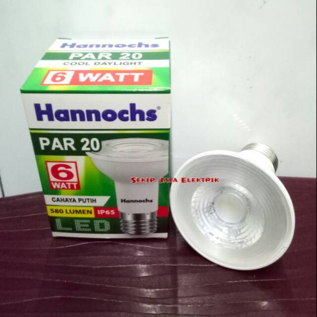Lampu Led Par Sorot Hannochs Par20 6 Watt E27 Spotlight - Putih
