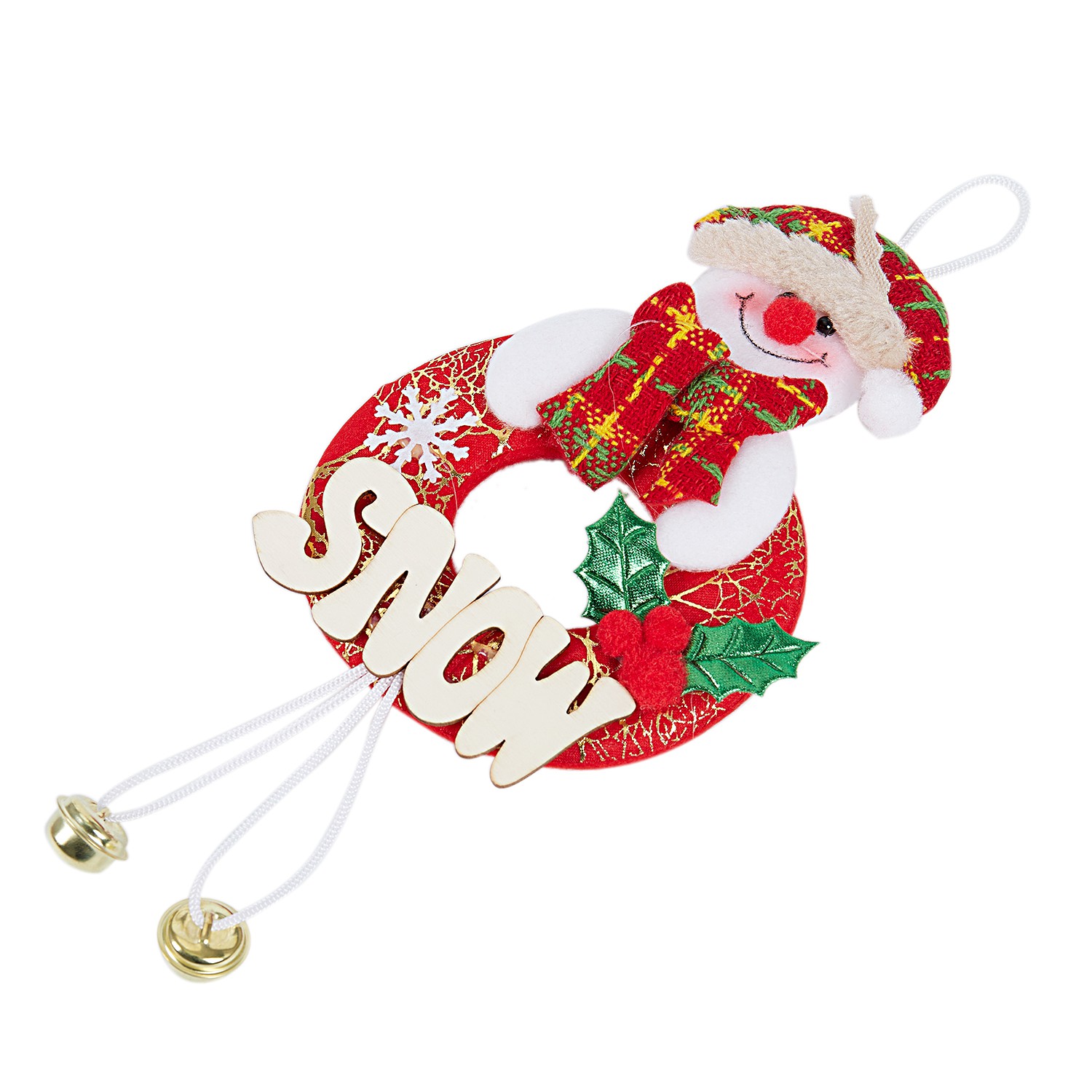 Christmas Bells Decorations For Home Party Snowman Tree S Ornaments Garden Holiday Classical Decor 2 Pack Shopee Indonesia