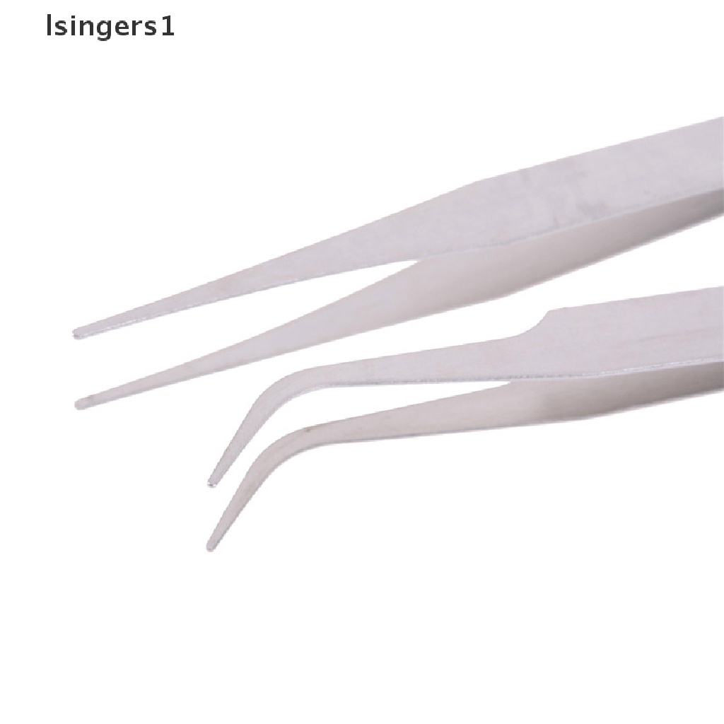 (lsingers1) 6pcs / Set Pinset Anti Statis Bahan Stainless Steel Untuk Reparasi