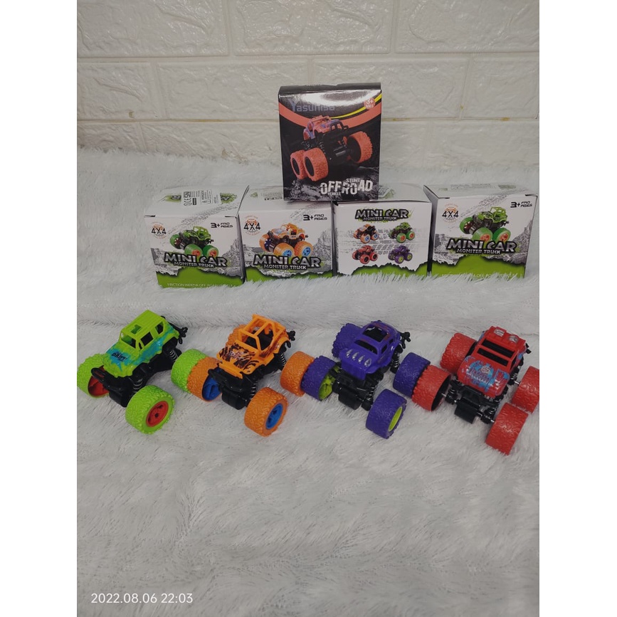 Mainan mobil Monster Zap mini car monster TRUCK