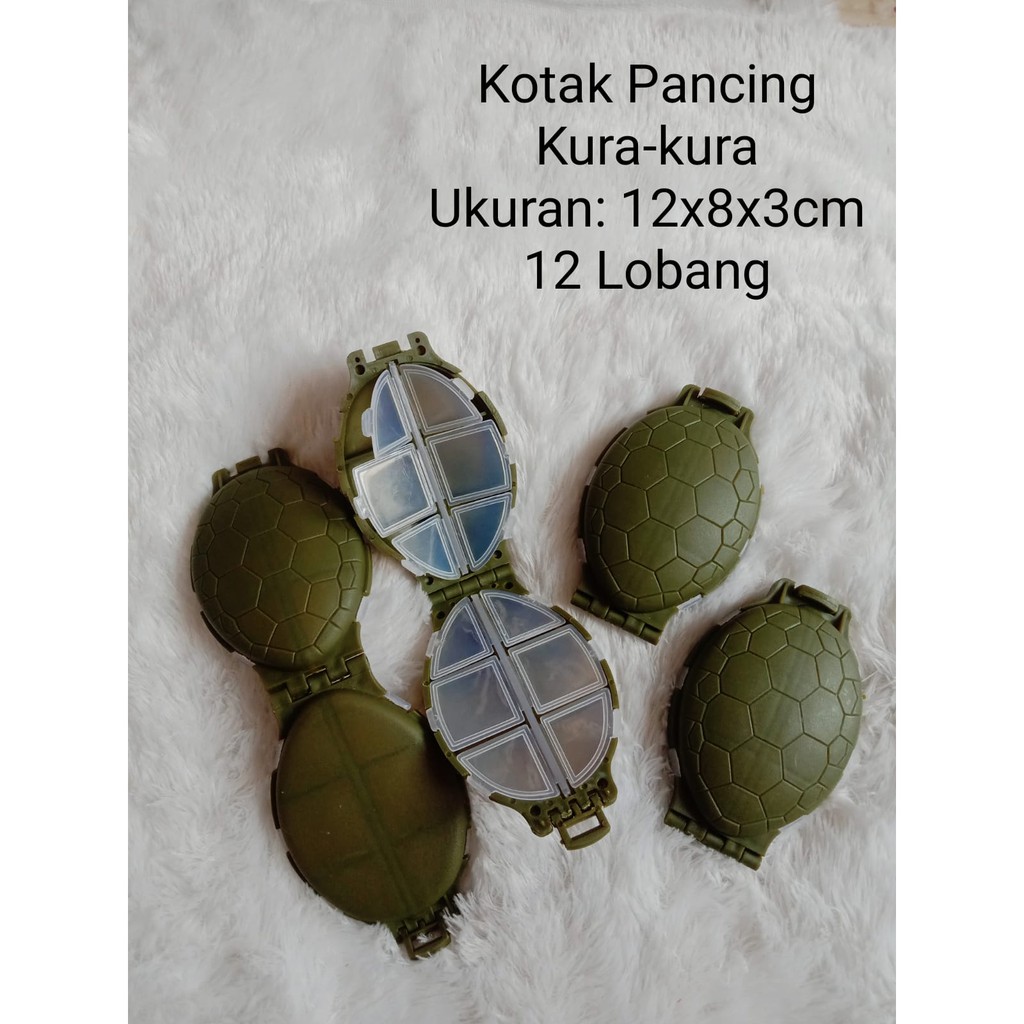 Box Kail  Pancing Murah bentuk kura-kura 12 lubang