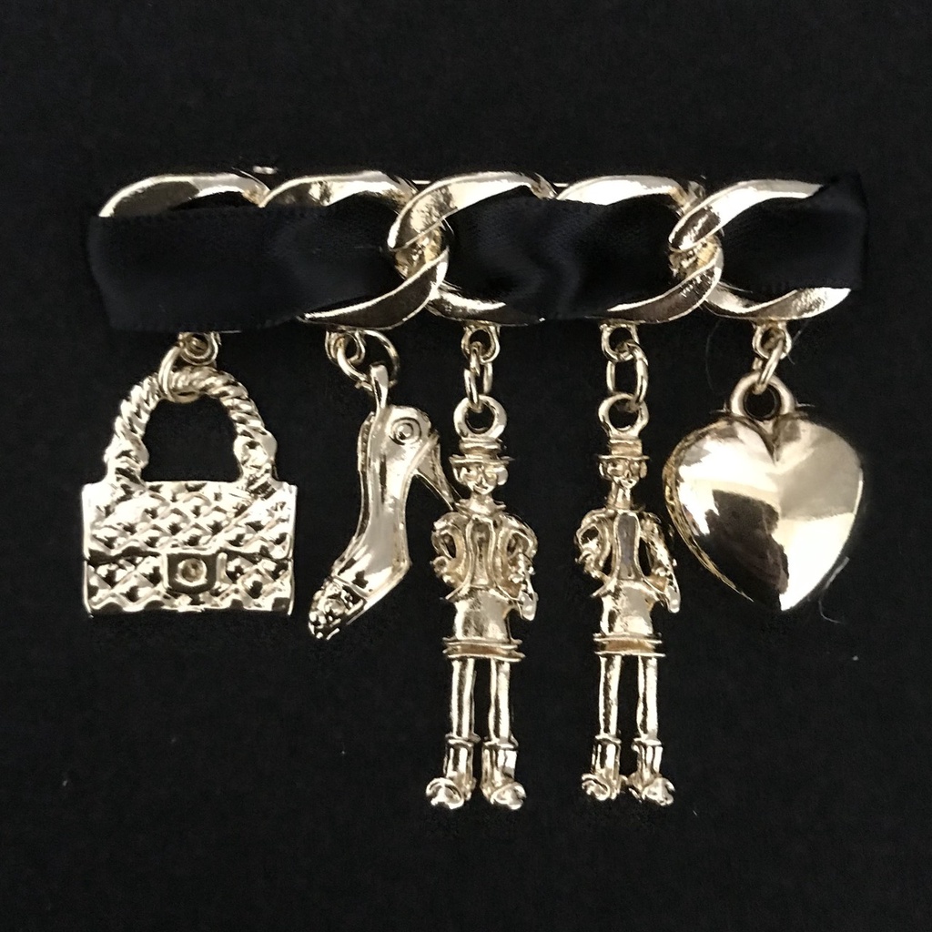 BROS JUMBAI MEWAH GAYA NEL WARNA GOLD KERAH PIN BROS BROCADE PERHIASAN FASHION WANITA PAKAIAN/3343 -2-3343 - 6