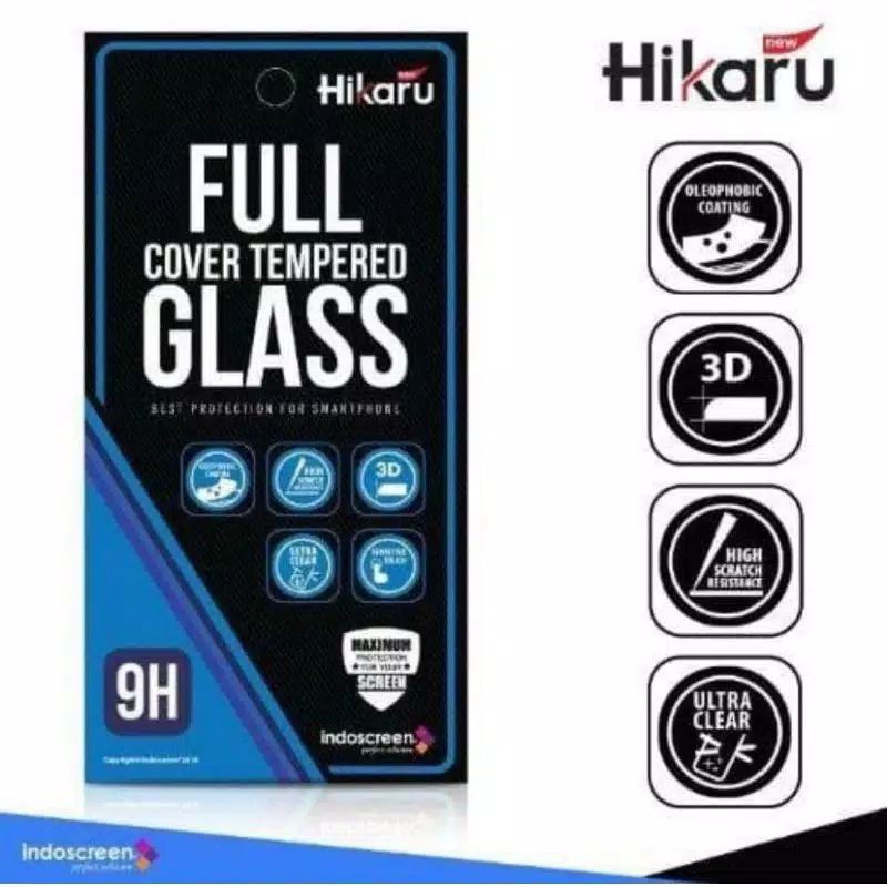 Hikaru Tempered Glass Xiaomi Mi 10T/Mi 10T Pro Full Cover AntiGores Kaca Screen Protector