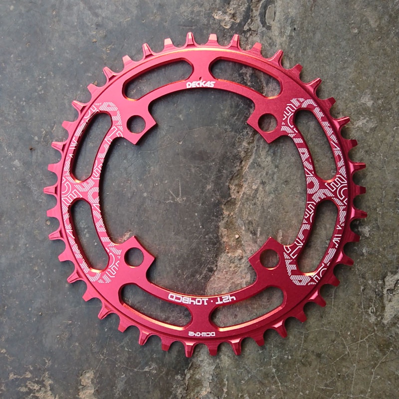 Chainring Deckas Round 104 BCD Narrow Wide 40T 42T