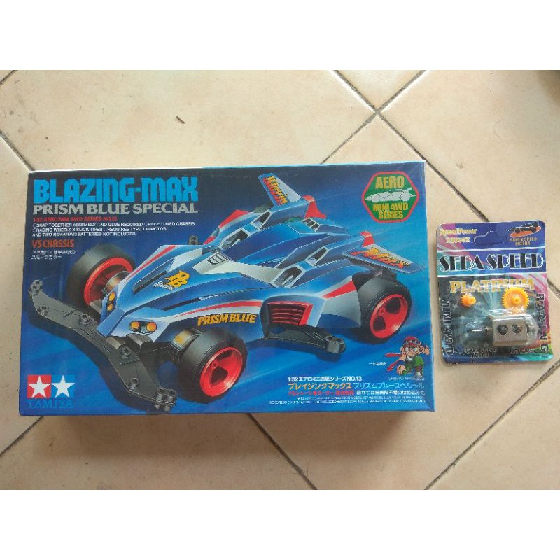 Tamiya Blazing Max Prism Blue Special VS Chassis + Dinamo
