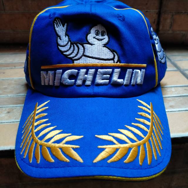 TOPI BASEBALL CASUAL COTTON TOPI BORDIR KHAS OTOMOTIF MOTOGP MOTIF MICHELIN