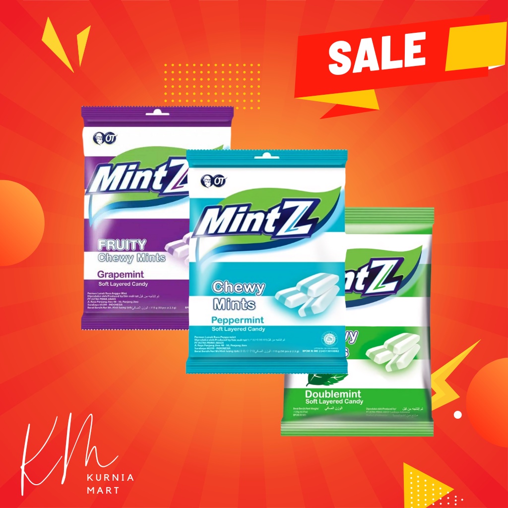 

Permen MINTZ Chewy Mint Lunak (isi 50 pcs)
