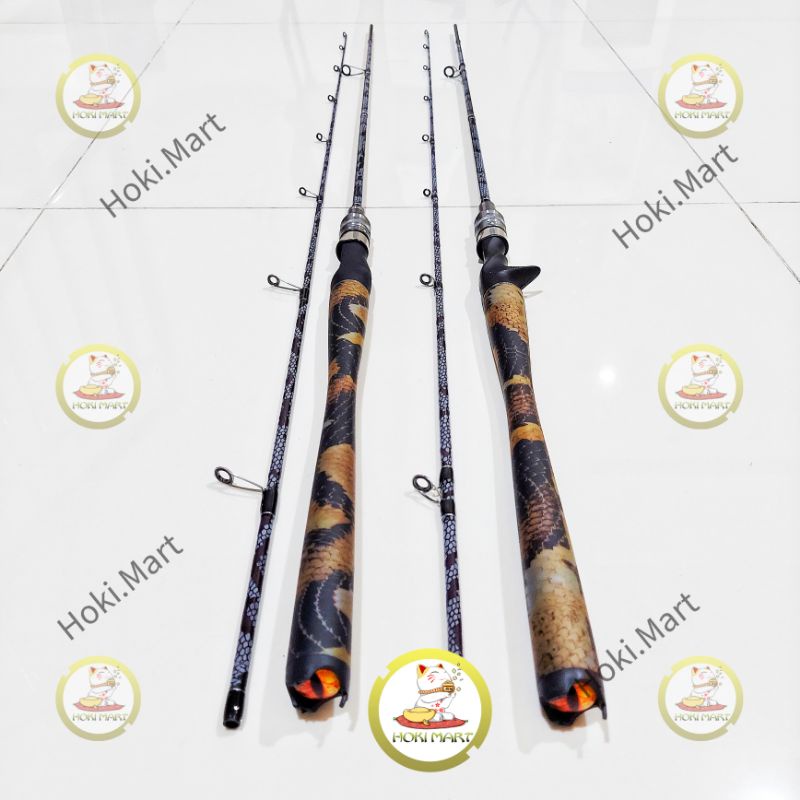 joran oncak golden mamba 8-17lbs spinning & bait casting 602 (180 cm ) 662 ( 198 cm )