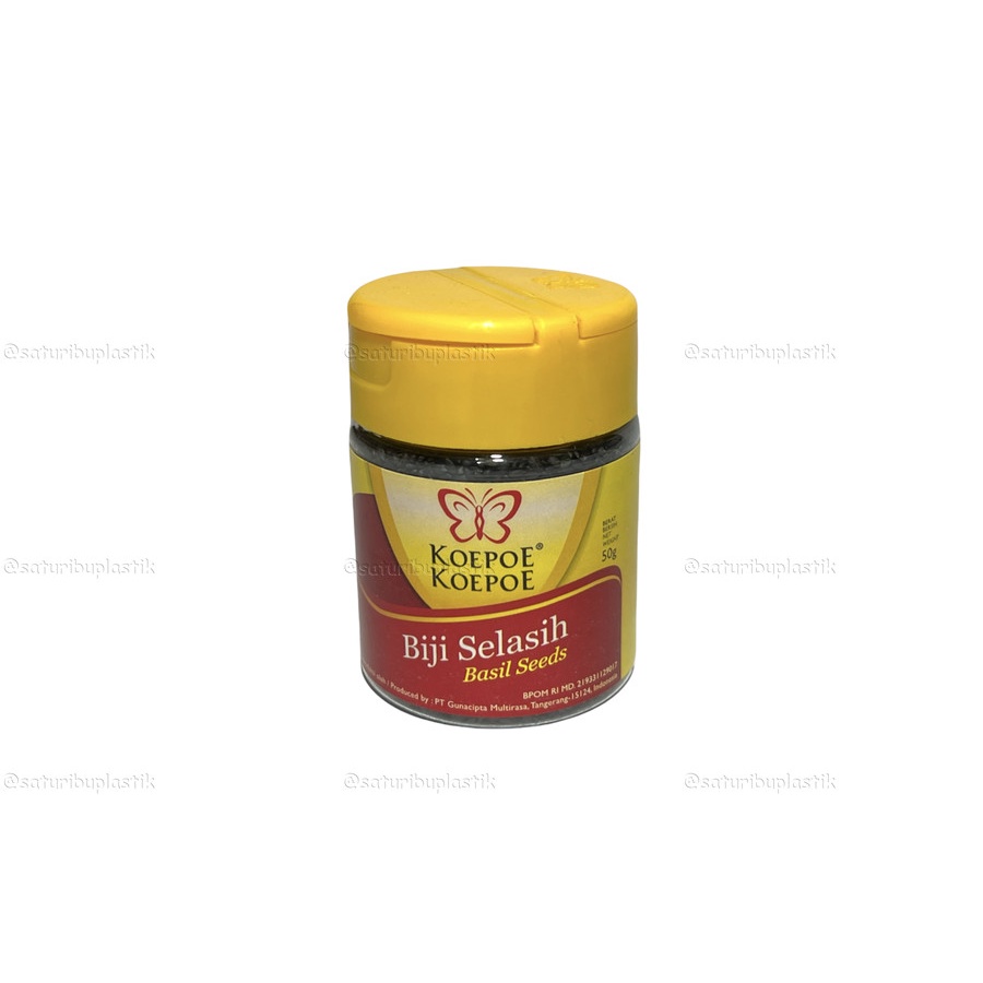 

Biji Selasih Koepoe - Koepoe Kupu - Kupu 50 gr