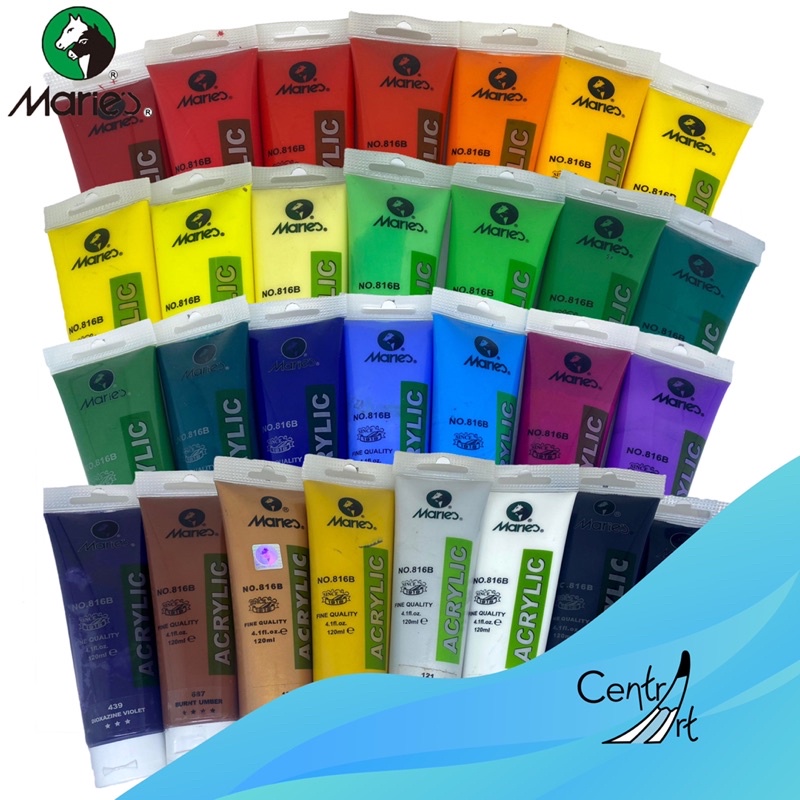 

maries acrylic paint cat akrilik 120ml 29 warna