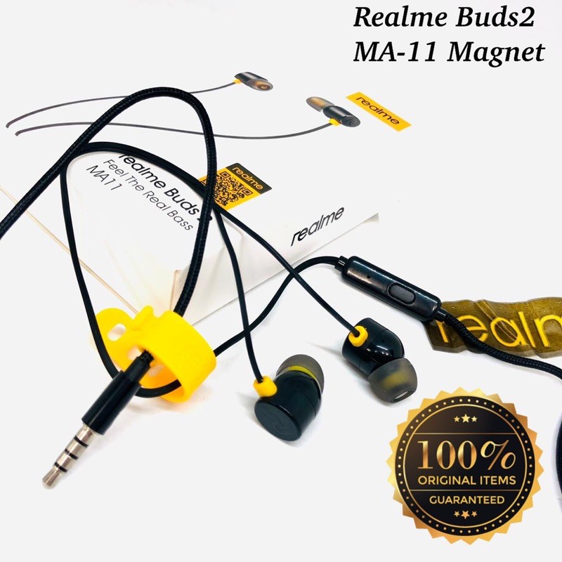 PROMO HANDSFREE REALME MA11 NEW EARPHONE BUDS2 MA-11