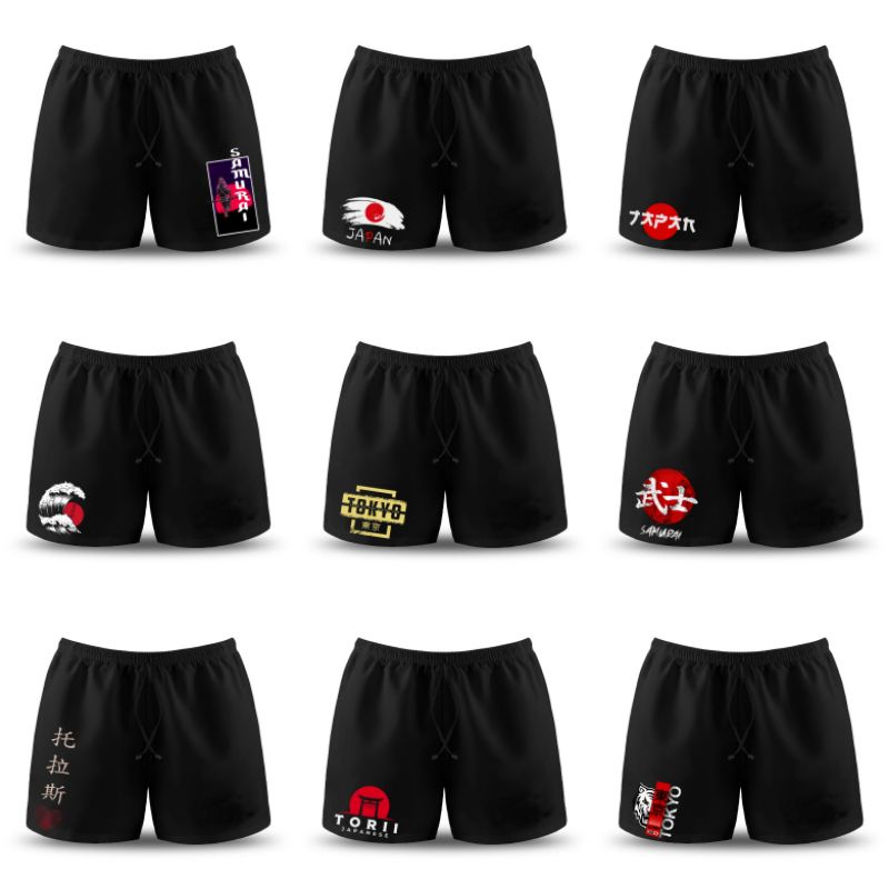 Boxer Black Japanese Best Seller | Boxer Japan | Boxer Distro | Boxer Pantai | Celana Pendek