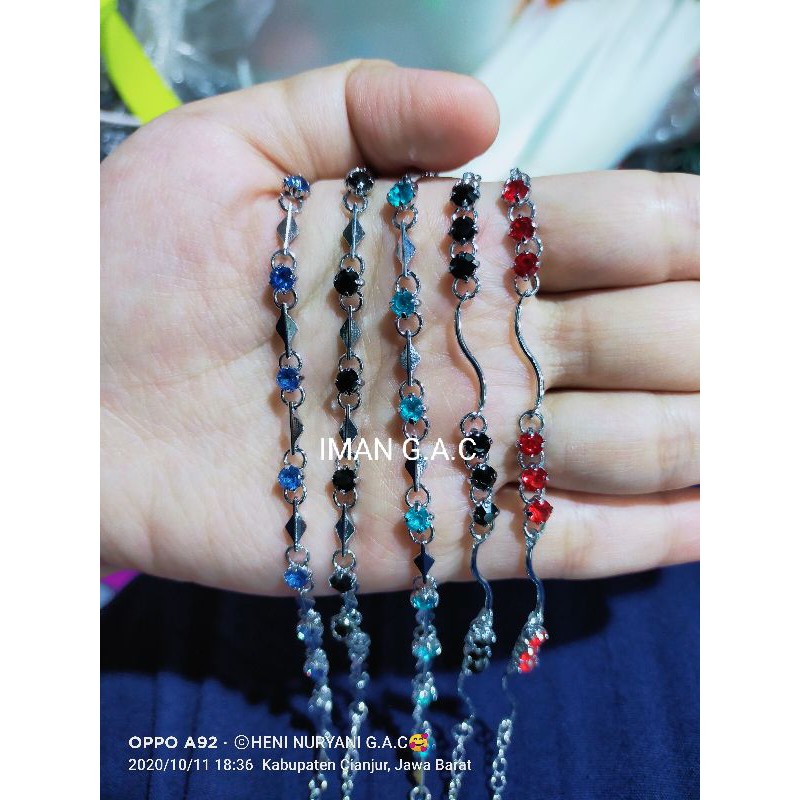 gelang tangan 2 in 1.. gelang kaki dan tangan