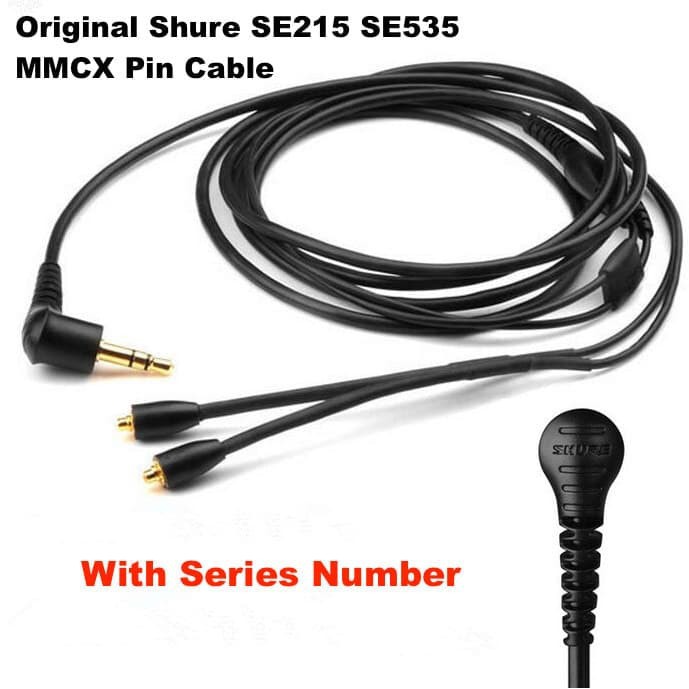 Original Shure Se215 Se535 MMCX Pin Detach Cable With Seires Number