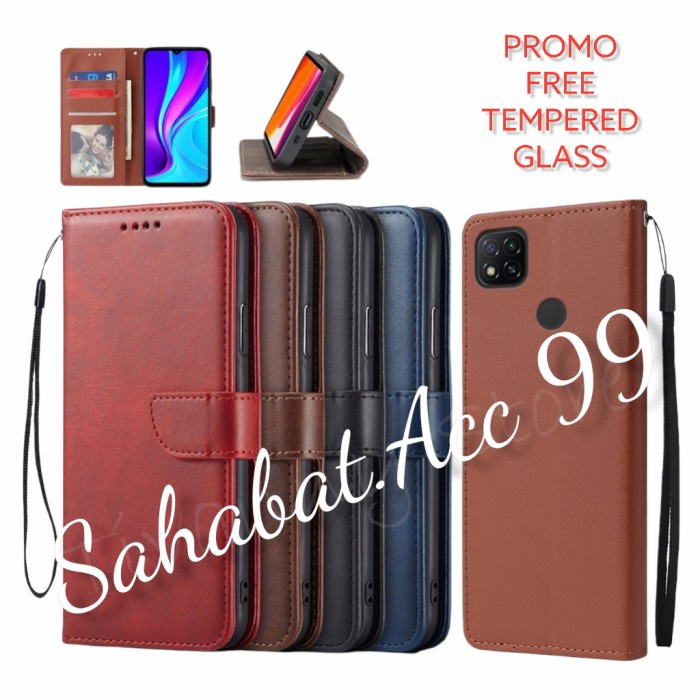 flip walet Samsung A32 4G / Flip cover samsung A32 4G - Hitam