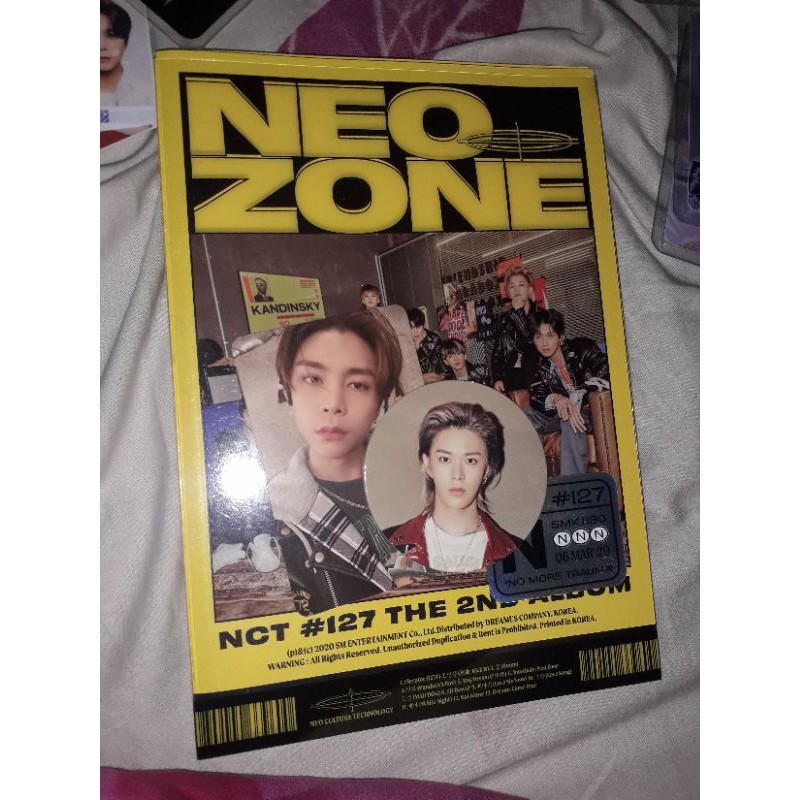 NCT 127 ALBUM NEOZONE FULLSET UNSEALED YUTA CC JOHNNY PC SLIGHT DAMAGE