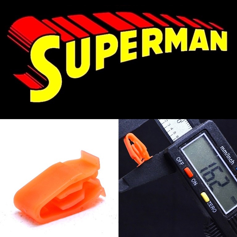 KLIP JEPIT VISOR MERAH plastik lampu matic clip body bodi beat cbr vario cs1crf superman jogja Universal Untuk Motor Matic