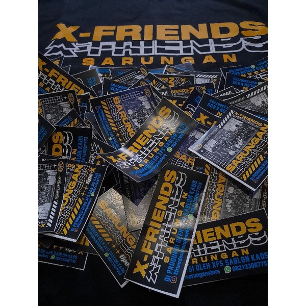 kaos x friends Sarungan