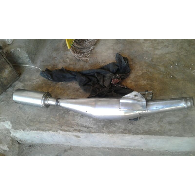 Knalpot ori fizr/f1zr/fiz/f1z crom bobokan second bunyi garing