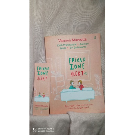 Preloved ORIGINAL Novel Friend Zone Alert by Vanesa Marcella Bekas Bentang Belia Buku Murah Wattpad