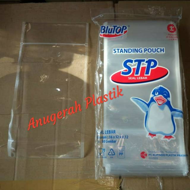 Standing Pouch Seal Lebar Ukuran 16 Cm x 32 Cm