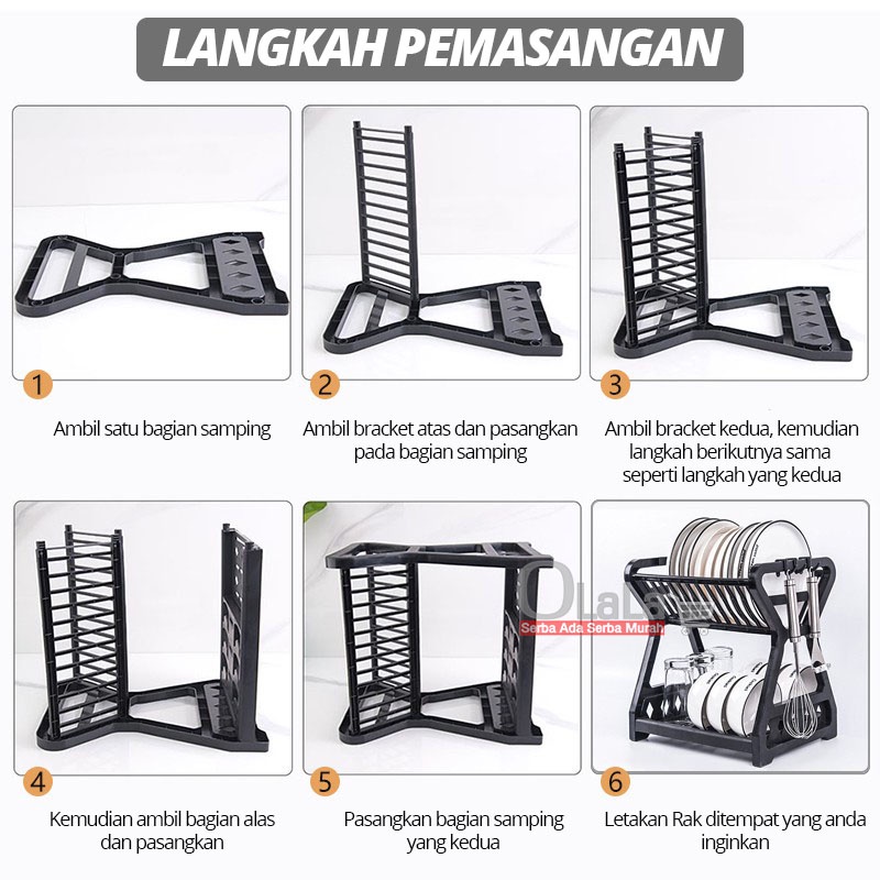 RAK PIRING PLASTIK 2 SUSUN OLL-2025