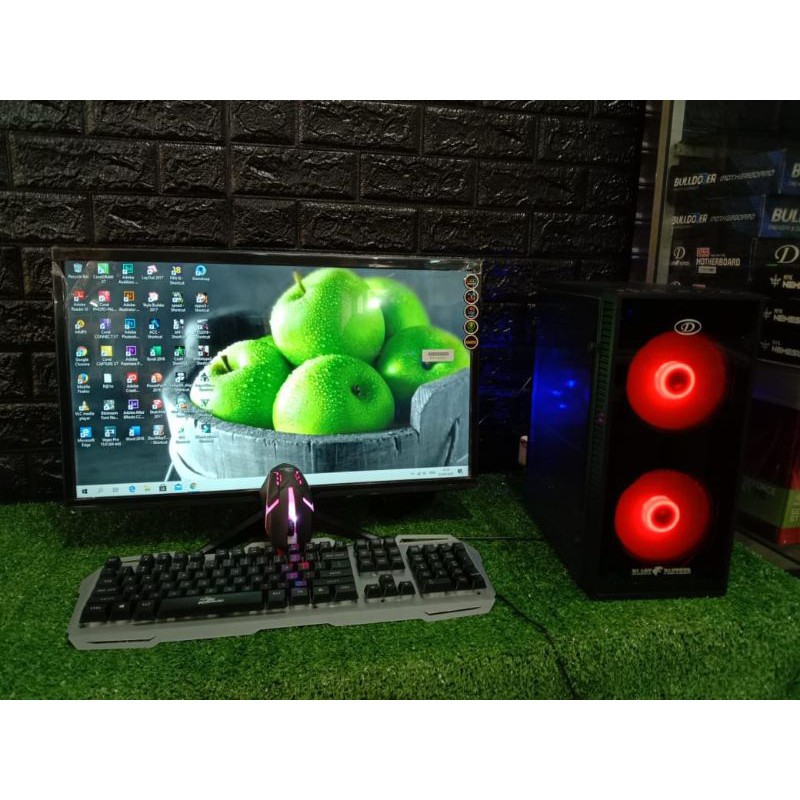PC Gaming 1 Set intel i5 Ram 8gb Hdd 500gb LED 19 incscnd