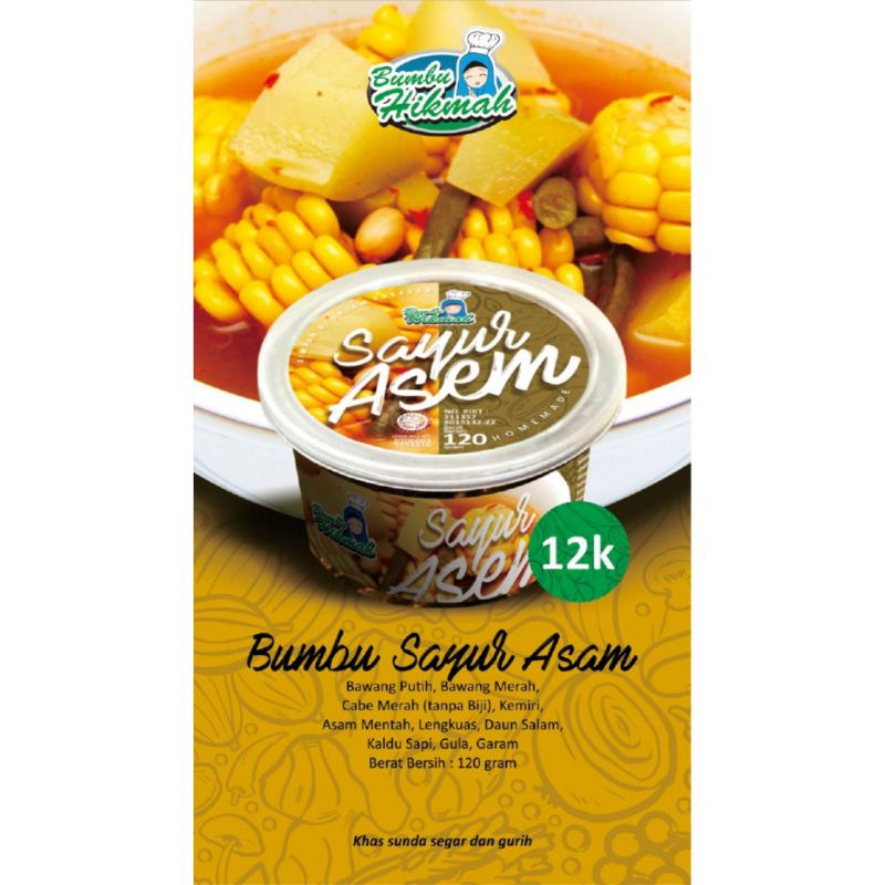

Bumbu Hikmah SAYUR ASEM SUNDA NON-MSG
