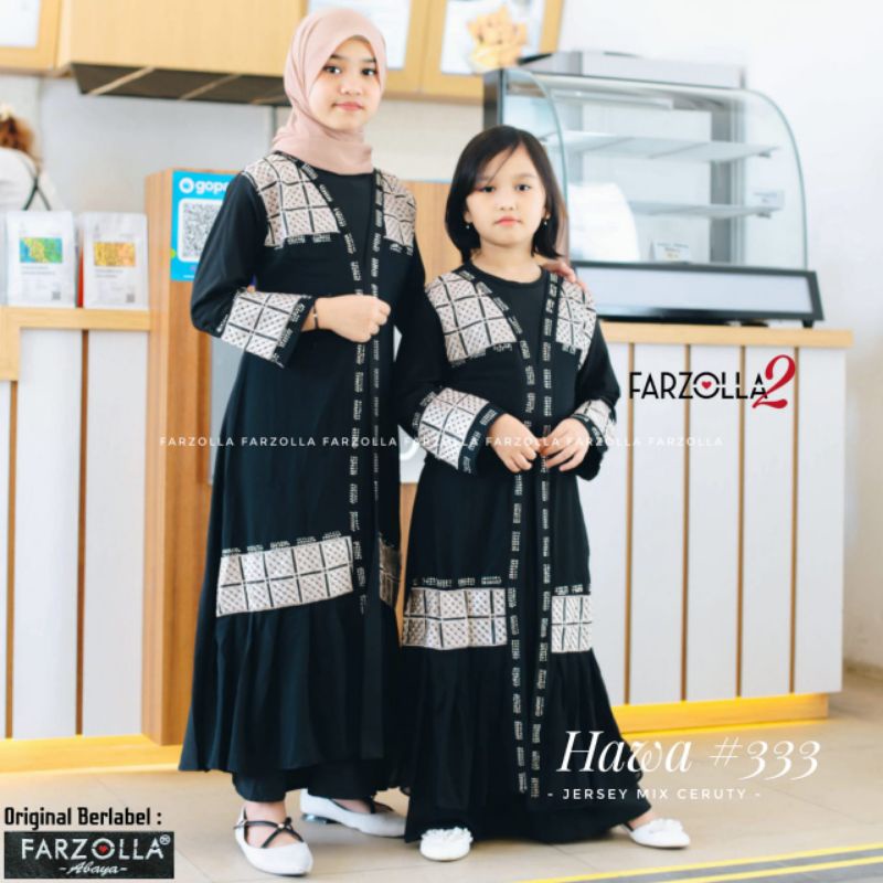 Hawa Fashion abaya kids by Farzolla