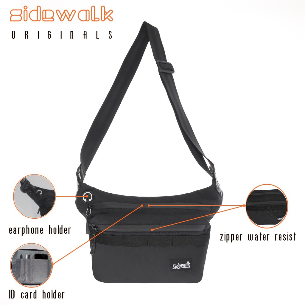 Sidewalk Core 3.0 Tas Selempang Pria Waistbag Pria Wanita WB 033