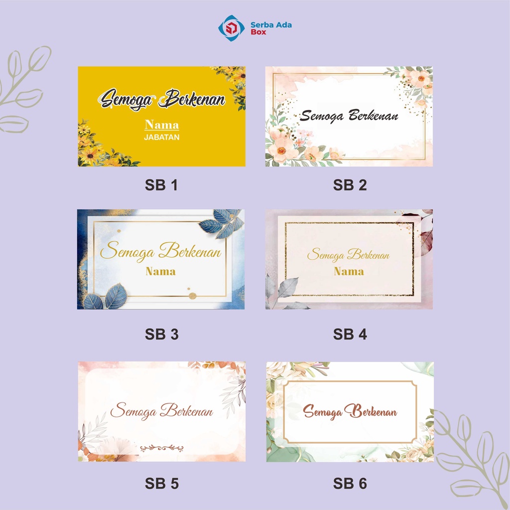 Jual Kartu ucapan Semoga Berkenan Thank You Card Indonesia|Shopee Indonesia