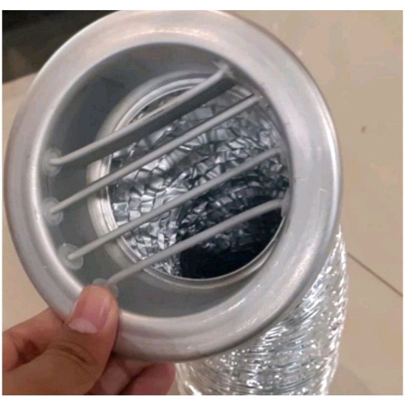 penutup flexible ducting 5 inchi penutup lubang flexible ducting